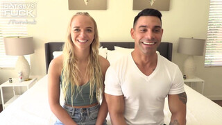 Világos Szőke nőci és az izmos srác - Hot Guys Fuck