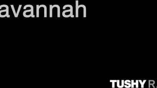 TUSHYRAW - Savannah Bond análjába barna dákót tolnak