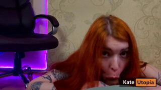 Kate Utopia a perverz vörös hajú bige