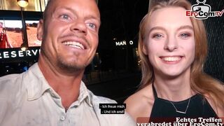 Német pornófilmes csábítja a turista csávót igazi dugásra